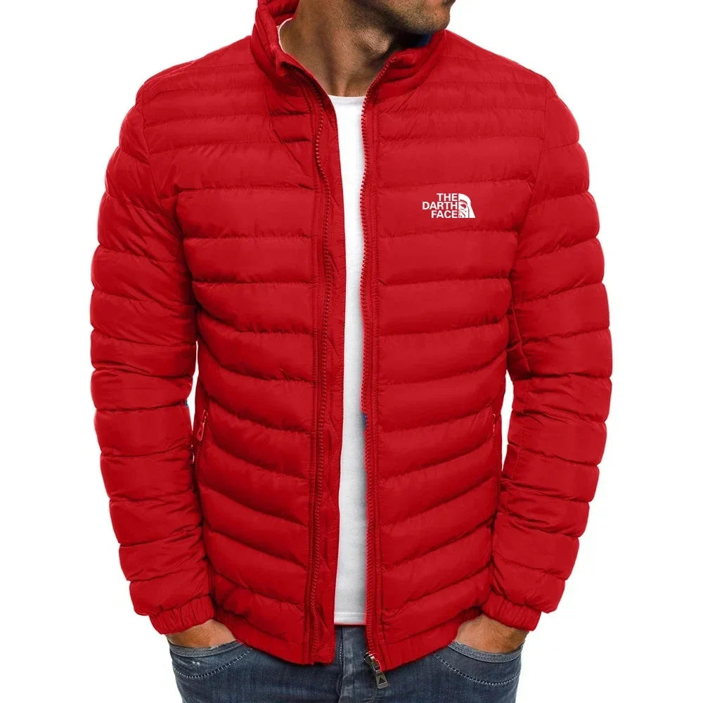 2024 Autumn/Winter Men's Stand up Collar Zipper Warm Shopping Fashion Leisure Brand Business Slimming Fishing Hot Selling Coat