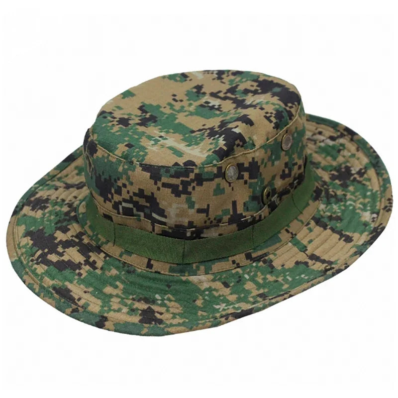 Breathable  Boonie Hat Sun Protection Cap UPF50+ UV Wide Brim Outdoor Hat Foldable Lightweight Fishing Camping Beach Hat