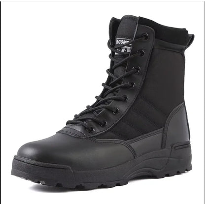 Boots Men Boots Special Force Desert Combat Boots Outdoor Hiking Boots Ankle Shoes Men Work Safty Shoes