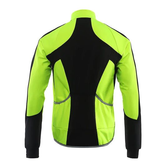 Winter Men's Cycling Jacket Bicycle Softshell Fleece Thermal Motorcycle Windbreaker Raincoats Bike Outdoor Sport BG011