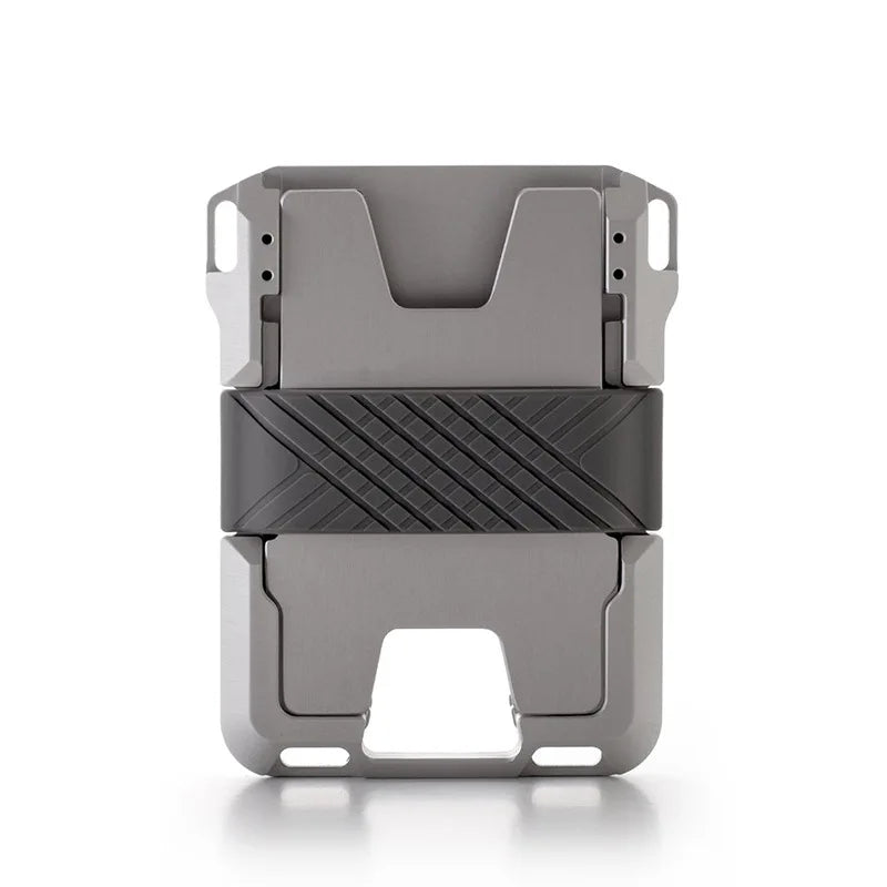 leather Credit Card Holder Wallets Men Brand Rfid Black brown Magic mutifunciton  Slim Mini Wallet Small Money Bag Male Purses