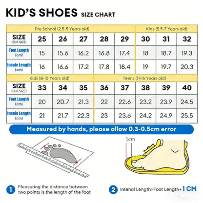 Children Running Shoes Boys Girls Basketball Sneakers Kids Shoes Leather Outdoor Comfortable Sports Tennis Shoes School Students