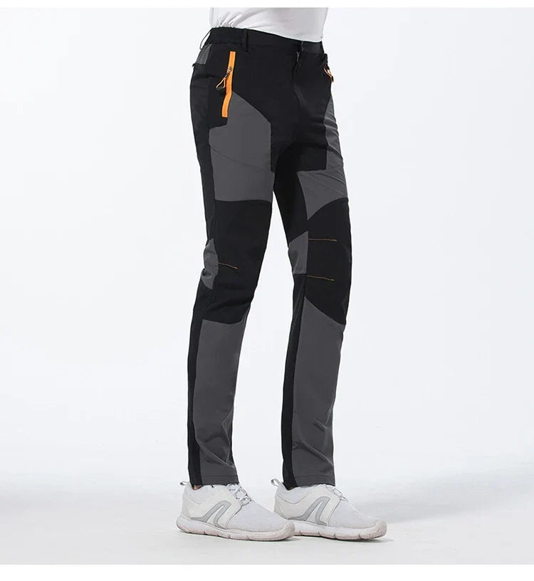 Quick Dry Hiking Pants Men Outdoor Running Camping Climbing Waterproof Mountain Trousers Stretch Lightweight Pants
