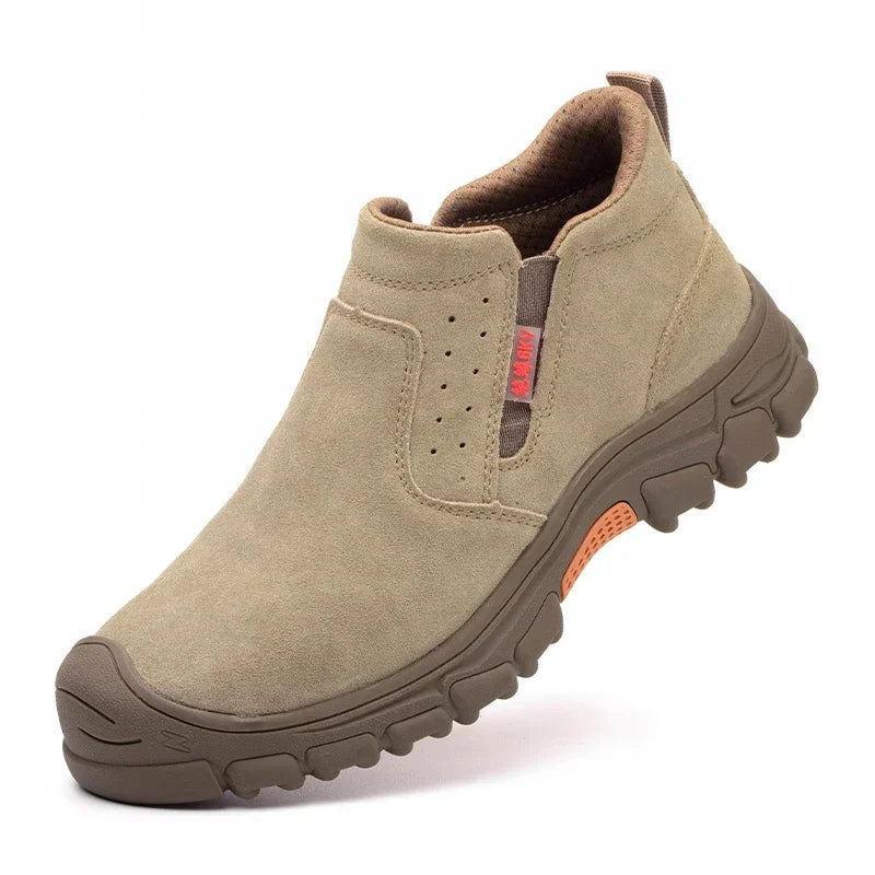 Fashipn 2026 Work Sneakers Men Indestructible Steel Toe Work Shoes Safety Boots For Men Anti-puncture Electric Welding Shoes