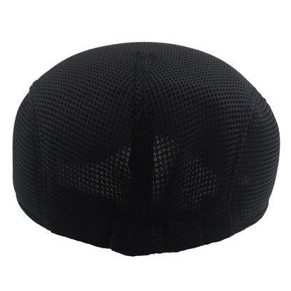 Men Women Hat Adjustable Newsboy Beret Ivy Cap Cabbie Flat Caps  Breathable Mesh Summer