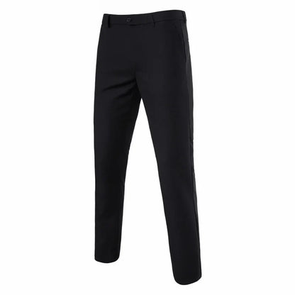 Mens Slim Fit Dress Pants Flat Front Wrinkle Free Suit Pants Business Dress Pants Classic Business Casual Pants
