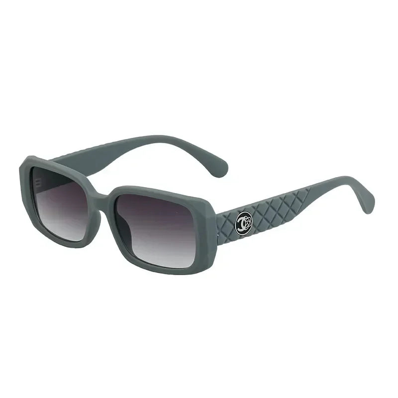 New Luxury Designer UV400 Sun Glasses for Women Men Trendy Rectangle Sunglasses Ladies Retro Fashion Cool Gafas De Sol Sunglass