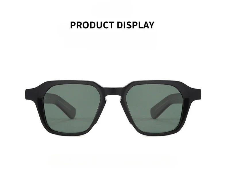 Fashion New Square Polarized Men Sunglasses High-end Acetate Women Outdoor Driving UV400 Sun Glasses Support Prescription Lenses