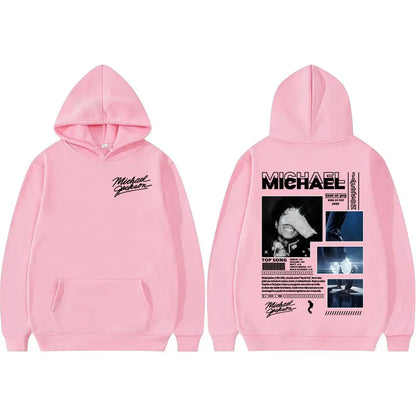 Michael Jackson King of Pop World Tour Hoodies Men Women Fashion Classic Oversized Hoodie High Quality Casual Fleece Sweatshirts