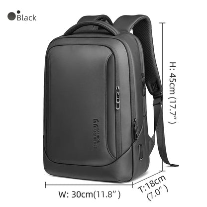 Men's Designer Laptop Bag Waterproof School Bags for College Boys Male Business Sports Travel Backpack Men With USB Charging