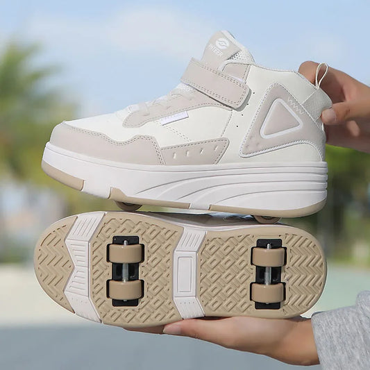 Children Roller Skate Shoes Kids Autumn Children Fashion Casual Sports Toy Birthday Gift Games Boys 4 Wheels Sneakers Girls
