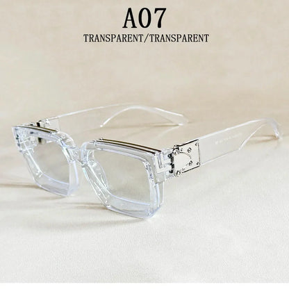 Square Sunglass Men Retro Millionaire Sunglasses Women 2025 Trendy Vintage Vacation Fashion Glasses Gafas De Sol Hombre Lunette