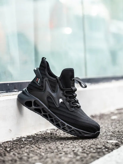 Lightweight Breathable Sneakers Work Hiker Boots Puncture-proof Outsole Construction Work Shoes Men Protection Safety Shoes