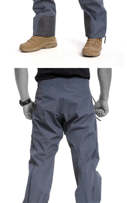 Outdoor Hard Shell Gen2 Camping Hiking Mountaineering Pants Fully zippered Leg Waterproof Windproof Camouflage Tactical Pants