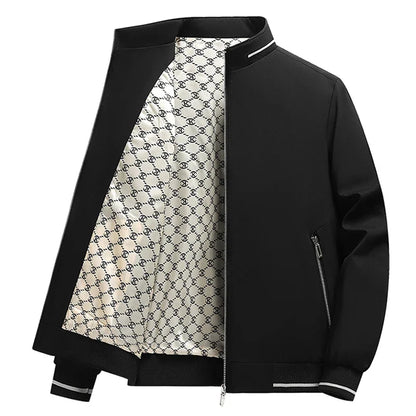 8XL Jacket Men Plus Size Autumn Casual Loose Coats Business Formal Jackets Spring Big Size Windbreaker Solid Outwear 6XL 7XL