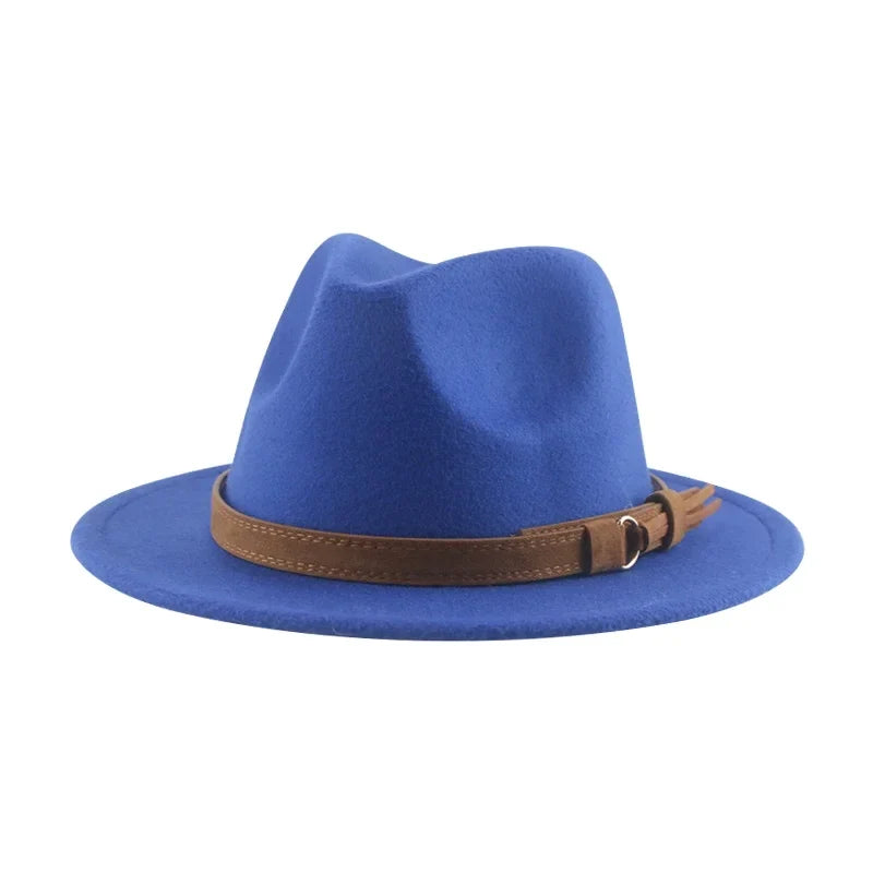 Hats for Women Fedoras Girls Hat Boys Hat Felted Kids Baby Caps Small 52cm 54cm Belt Wedding Cute Kid Fedoras Sombreros De Mujer