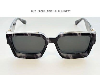2026 Retro Square Sunglass Men Vintage Millionaire Sunglasses Women Trendy Vacation Luxury Fashion Glasses Gafas De Sol Hombre