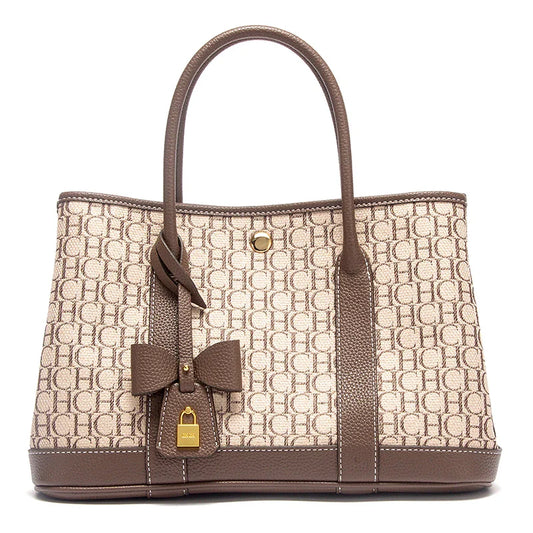 Women's Tote Bag Autumn New Fabric Splicing Handbag Convenient Carrying Mother Bag Commuter Women's Bag