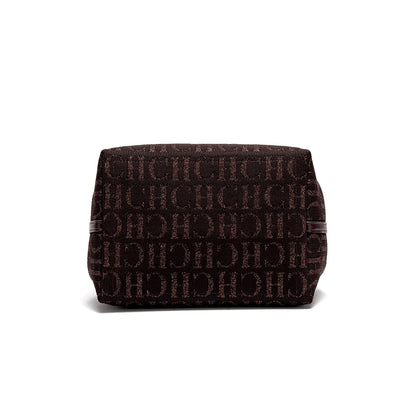 Large Capacity Letter Design Small Card Bag Accessories Handbag Fashion New Solid Color Women's Bucket Bag