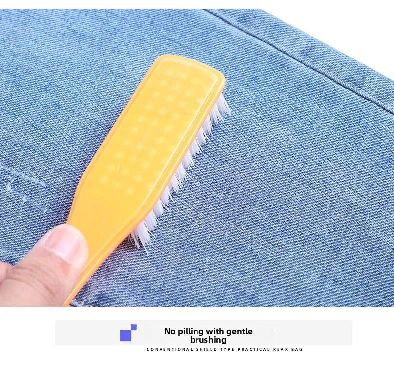 Elastic Waist Dad Harem Jeans Women's Light Blue Spring Summer New Style High Waist Wear Resistant Eighteen Inches Blue Jeans