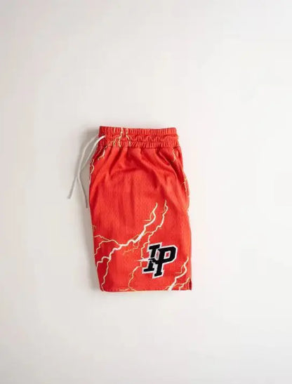 Mens Clothing IP Trend Casual Shorts Summer Fitness Sports Mesh Breathable Quick Dry Short Pants Man Beach Basketball Sweatpants