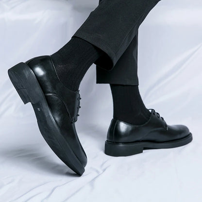 Trend Lace Up Shoes Wedding Dress Footwear Leisure Walk Office Flats New Business Formal Mens Oxford Shoes Leather Casual Shoes