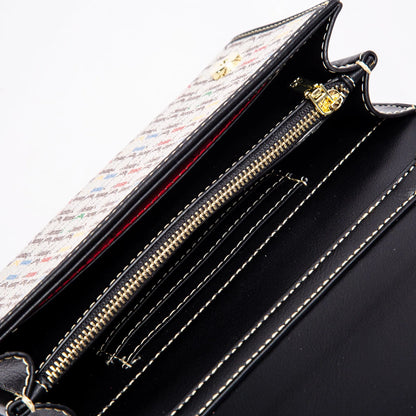 Fashionable Classic Retro Women's New Shoulder Bag PVC Material Business Office Commuter Women's Chain Bag