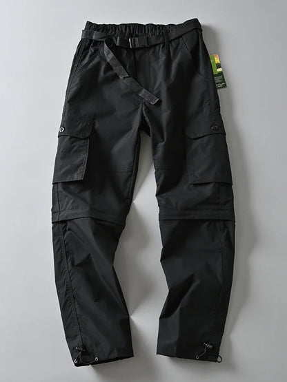 New Hiking Pants Outdoor Casual Cargo Pants Men Spring Summer Trousers/Shorts Outdoor Sport Trekking Camping Fishing Pants M-4XL