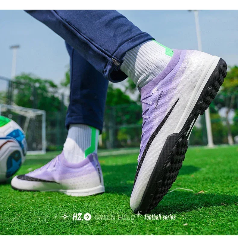 New Men Soccer Shoes Hot Sale Women Professional Football Boots Futsal Cleats Ultralight Unisex High-quality TF/FG Sneakers