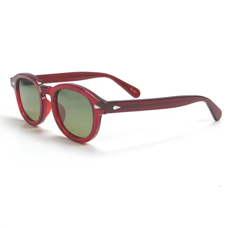 Authentic Johnny Depp LEMTOSH Fashion Top Quality Acetate Frames Men Women Sun Glasses Casual Square Vintage Male Couple Eyewear