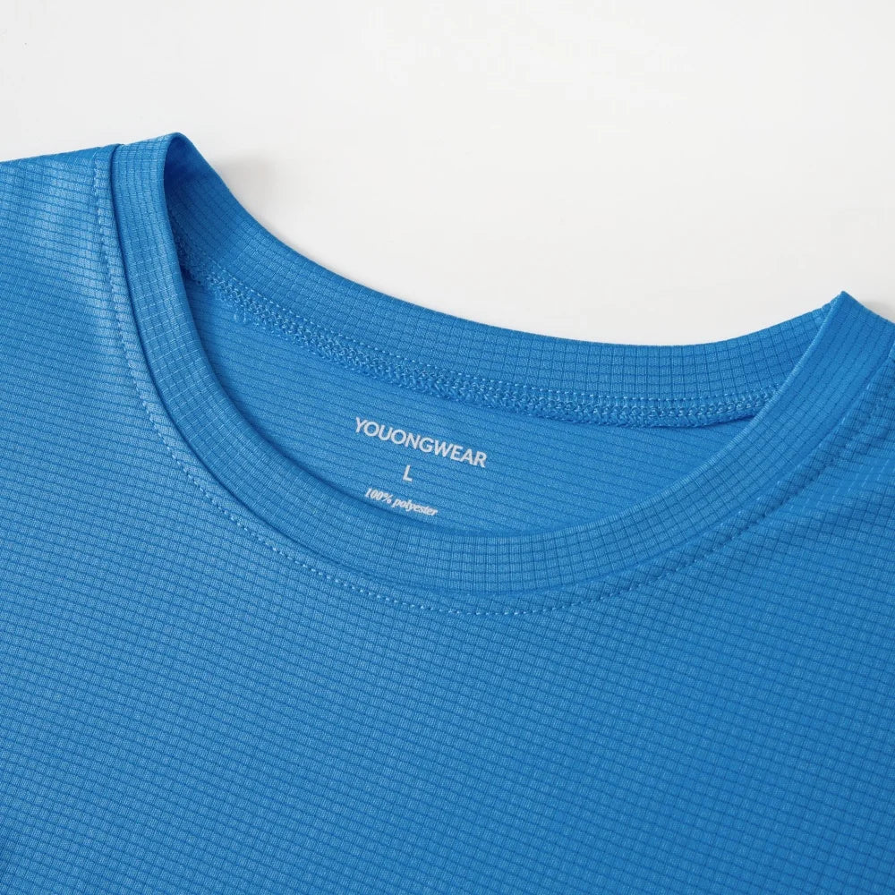 UPF 50+ Men Thin Light Long Sleeve Sun Protection Shirt Quick Dry Moisture Wicking Athletic Tops for Running Fishing Hiking Cycl