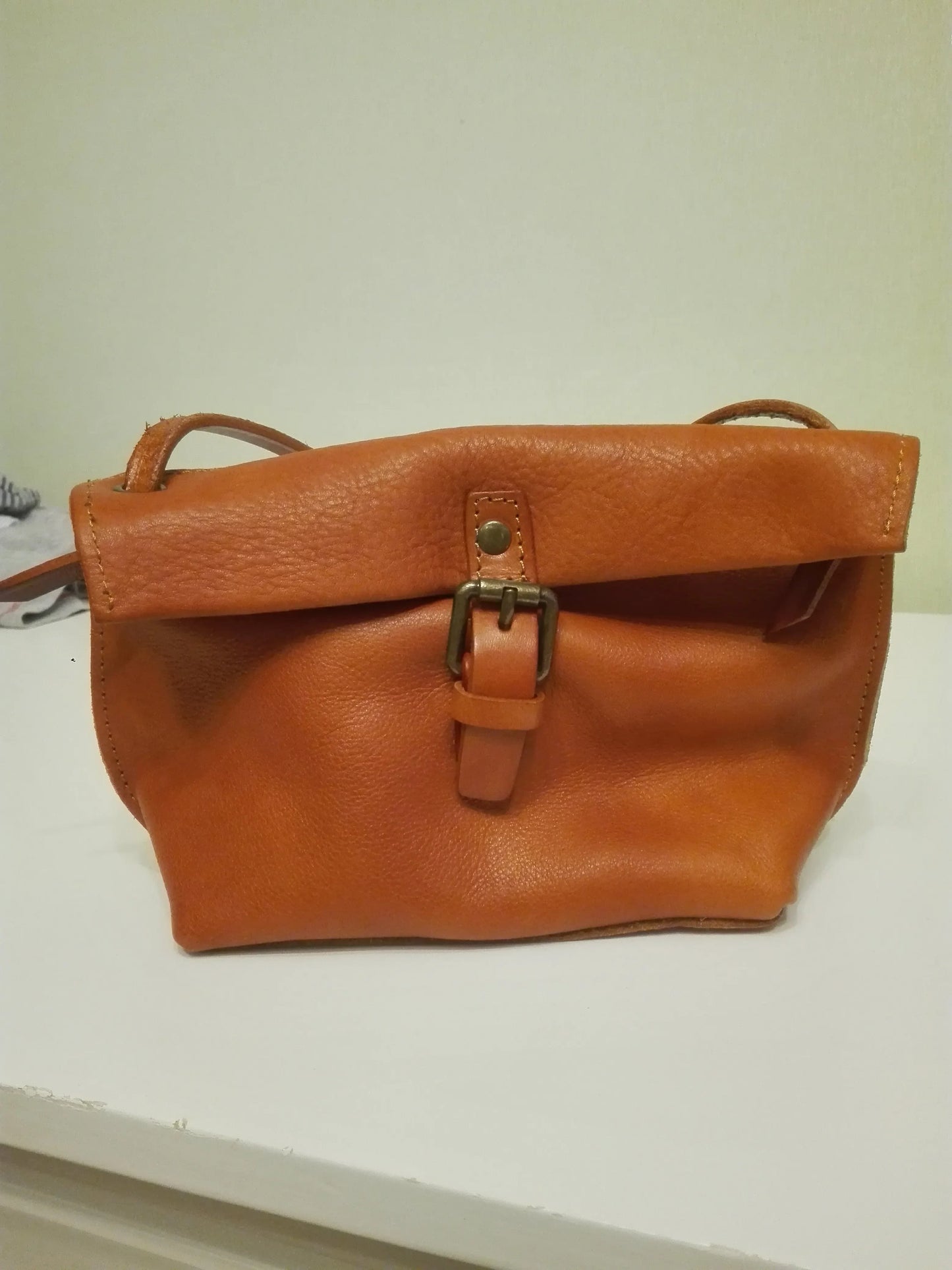 Soft Genuine Leather Women Messenger Bag Female Real Leather Crossbody Shoulder Bags Small Handbag Retro Phone Bag for Girls