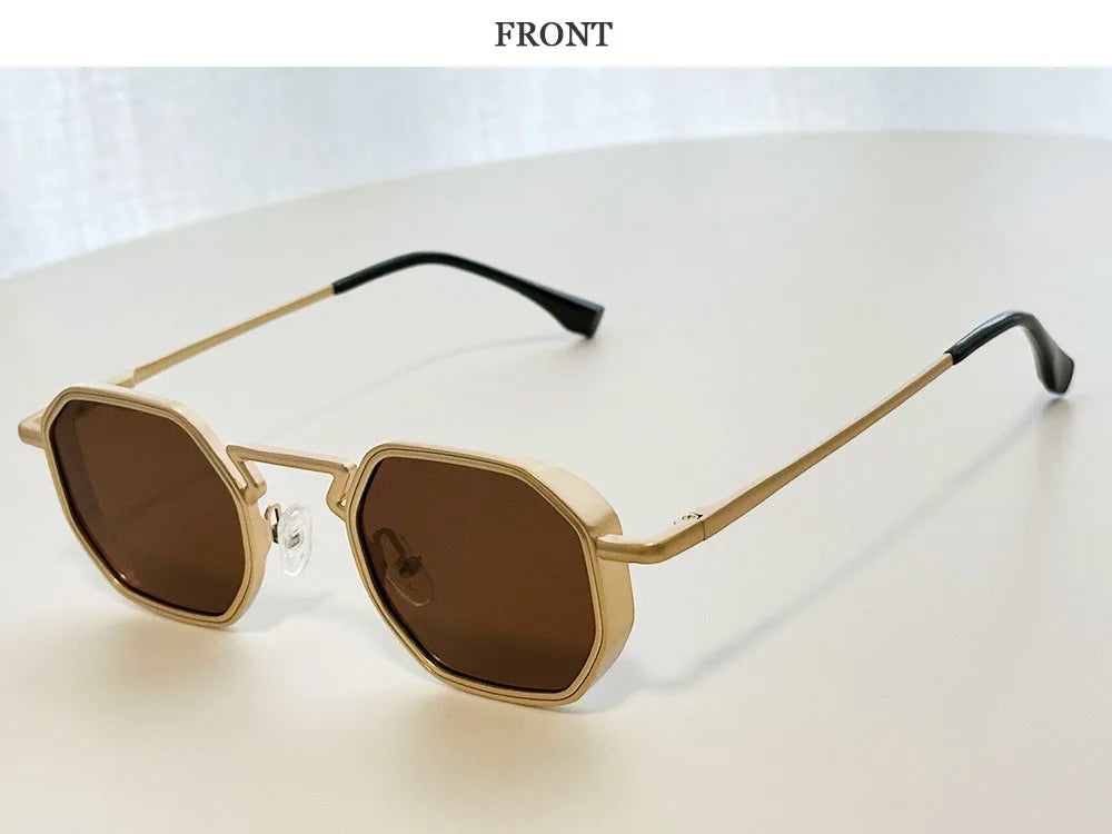 Steampunk Sunglass Men 2025 Square Sunglasses Women Trendy And Fashionable Vintage Fashion Glasses Gafas De Sol Hombre Zonnebril