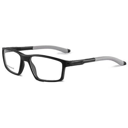 Geometry Sports Men Women Running Anti-dropout Reading Glasses TR90 Prescription Anti Blue Light Myopia Customized 9804