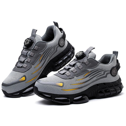 Indestructible Steel Toe Protective Safety Shoes Slip Resistant Abrasion Resistant Work Shoes Men Tough Comfortable Sneaker ﻿