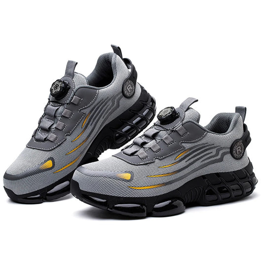 Indestructible Steel Toe Protective Safety Shoes Slip Resistant Abrasion Resistant Work Shoes Men Tough Comfortable Sneaker ﻿