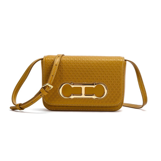 Women's Crossbody Bag 2024 New Flip Saddle Bag Simple Commuter Small Square Bag