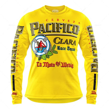 Camping Motorcycle Mountain Bike Team Downhill MTB Jersey Offroad Bicycle Locomotive Shirt Cross Country Fishing Hunting Clothes