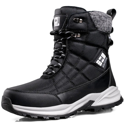 Men's Winter Boots 2025 New Waterproof Anti Slip Snow Boots For Men Thickened Fleece Outdoor Winter Sport Shoes Man For -40℃