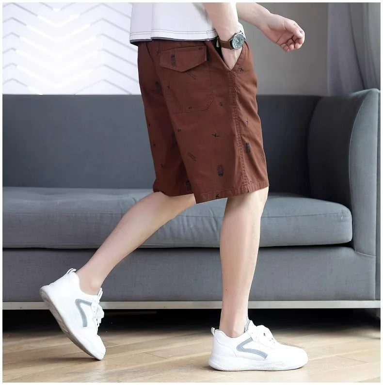 Mens Cotton Shorts Sport Casual Shorts Men's Light Weight Running Shorts Gym Cool Breathable Shorts