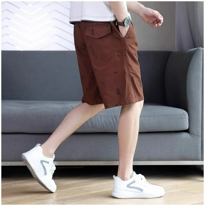 Mens Cotton Shorts Sport Casual Shorts Men's Light Weight Running Shorts Gym Cool Breathable Shorts