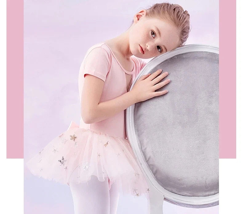 Summer Dance Costume Outfits Girls Dresses Ballerine Kids Clothes Casual Ballet Girl Dress Vestidos Children's Ballet Leotard