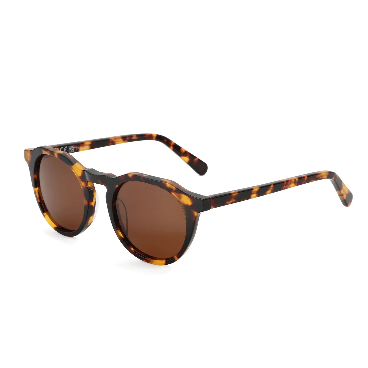 Fashion Acetate Polarized Sunglasses Round Vintage  Shade UV400 New Men/Women Retro Sun Glasses 600001S