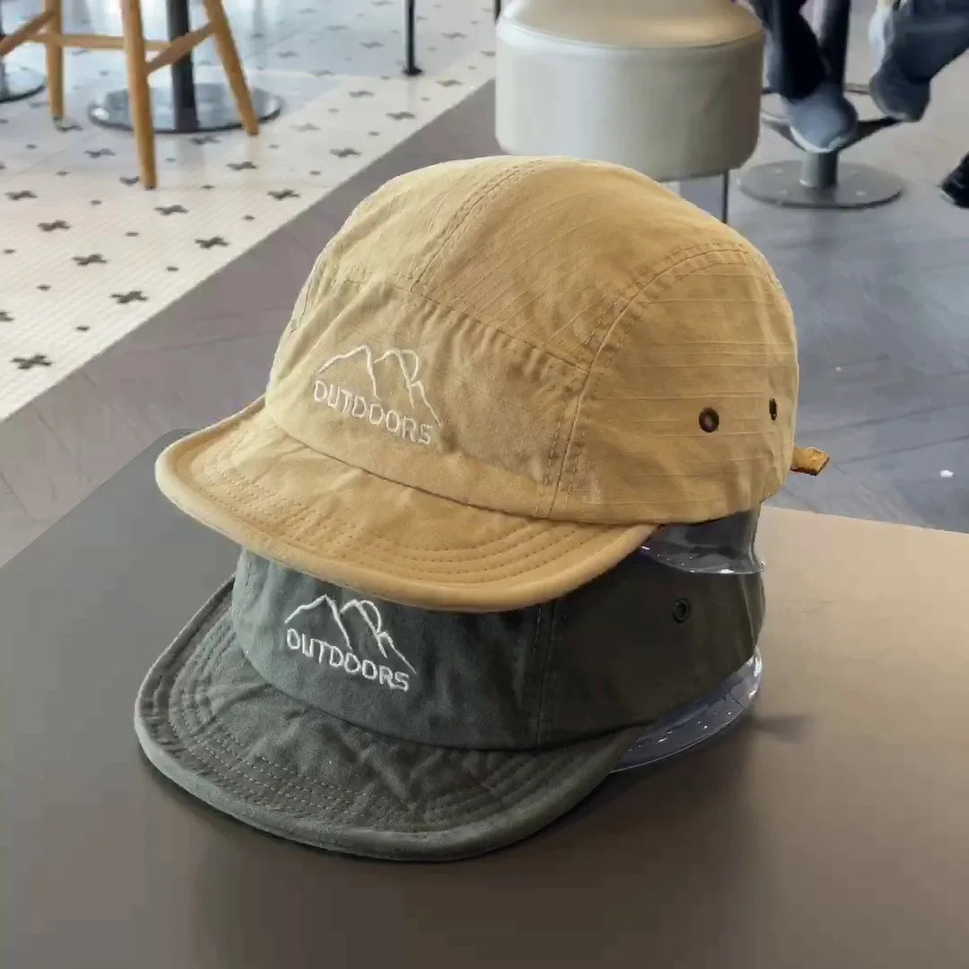 Baseball Caps for Women Short Brim Baseball Hat Men Sunshade Peaked Cap Cotton Outdoor Mountaineering Duckbill Hat Visors 모자
