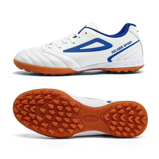 Hot Sale Best-selling Unisex Youth Football Boots Turf Cleats Anti-slip Breathable Leather Upper Lightweight Durable Soccer Trai