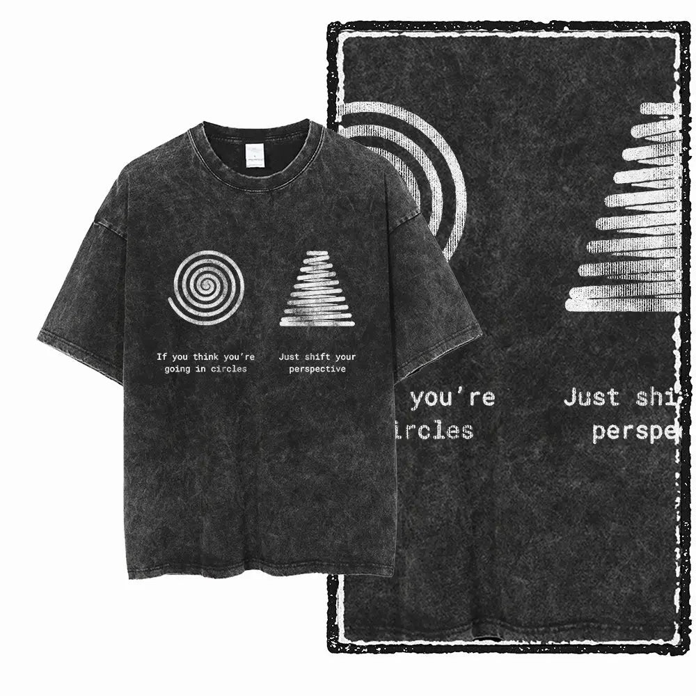G58 Acid Washed Black Cotton Vintage Creative  Graphic Men T-shirt |  Streetwear Big Size Cool O-neck men's Tee Tshirt