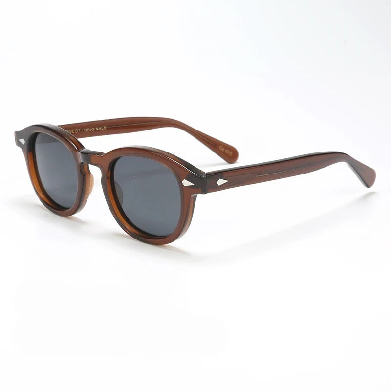Polarized Sunglasses Men Women UV400 Acetate Frame Johnny Depp Lemtosh Style Sun Glasses Brand Retro For Male Eyeglasses