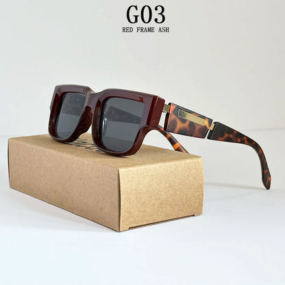 New Square Sunglass Men Luxury Sunglasses Women Vintage Fashion Glasses Summer Vacation Gafas De Sol Hombre Lunette Soleil Femme