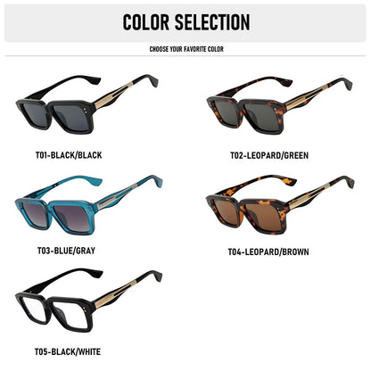 Fashion Square Sunglasses Women New Luxury Glasses Sunscreen Vintage Retro Dropshipping Gafas De Sol Hombre Lunette Soleil Femme
