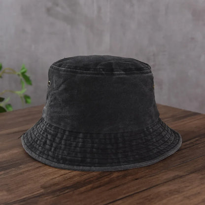 Wholesale New Bob Summer Bucket Hats Reversible Men Ladies Cotton Outdoor Sports Pull Up Fashion Panama Sun Hat Gift Wine Party